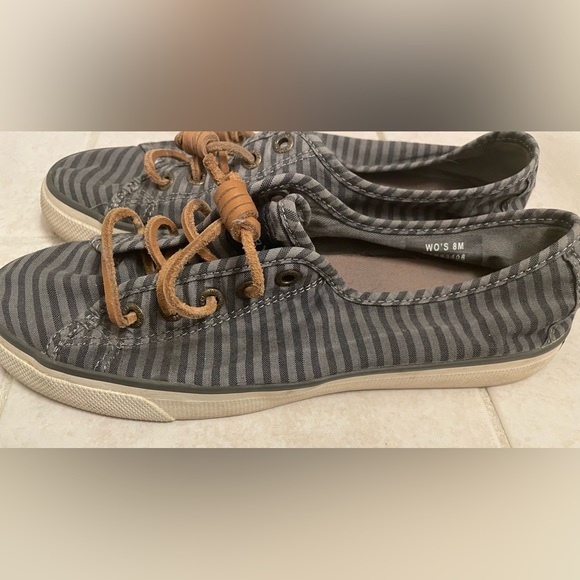 Sperry Women's Seacoast Stripe Boat Sneakers - Picture 8 of 8